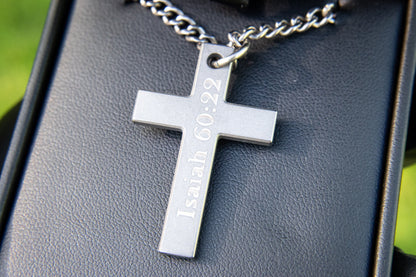 Battle Worn Cross, Titanium