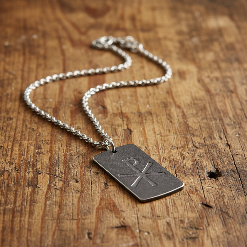 Chi Rho Tag, Titanium
