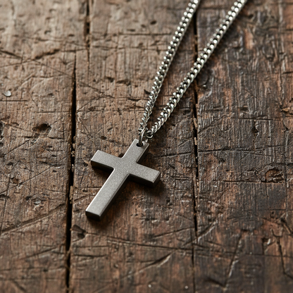 Minimalist Cross, Titanium