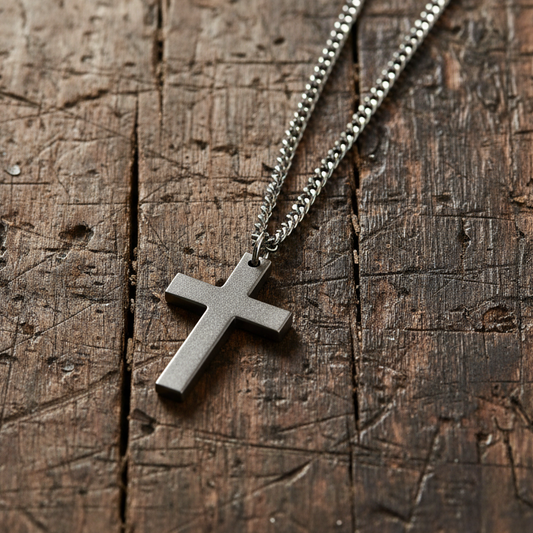Minimalist Cross, Titanium