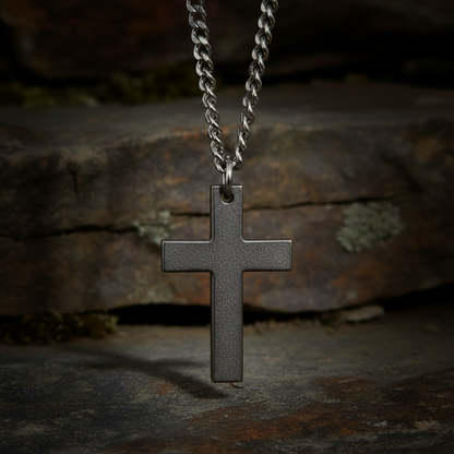 Minimalist Cross, Titanium