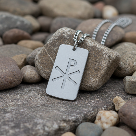 Chi Rho Tag, Titanium