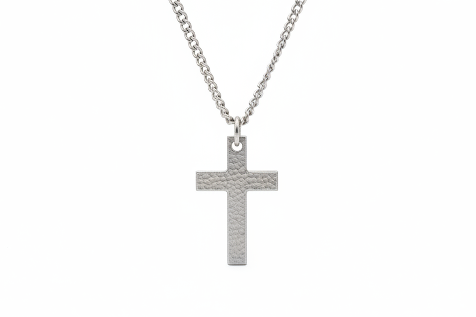 Battle Worn Cross, Titanium