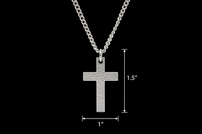 Battle Worn Cross, Titanium